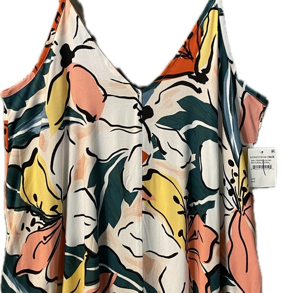 Lovestitch Women’s Sleeveless Colorful Oversized Abstract Adjustable Straps Maxi - Picture 12 of 14